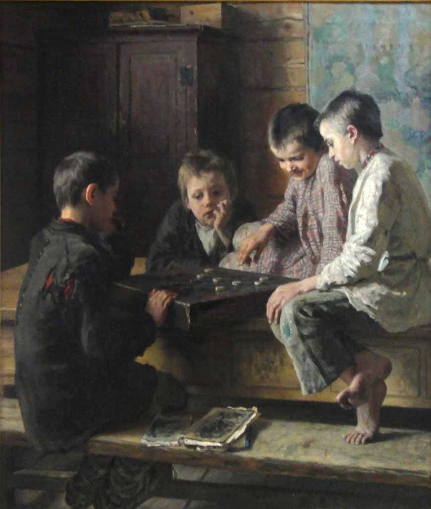 Межд уроками (Between lessons), 1903