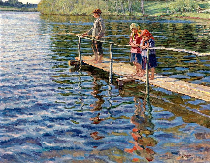 Рыбалка на реке (Fishing by the River)