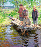 Boys fishing