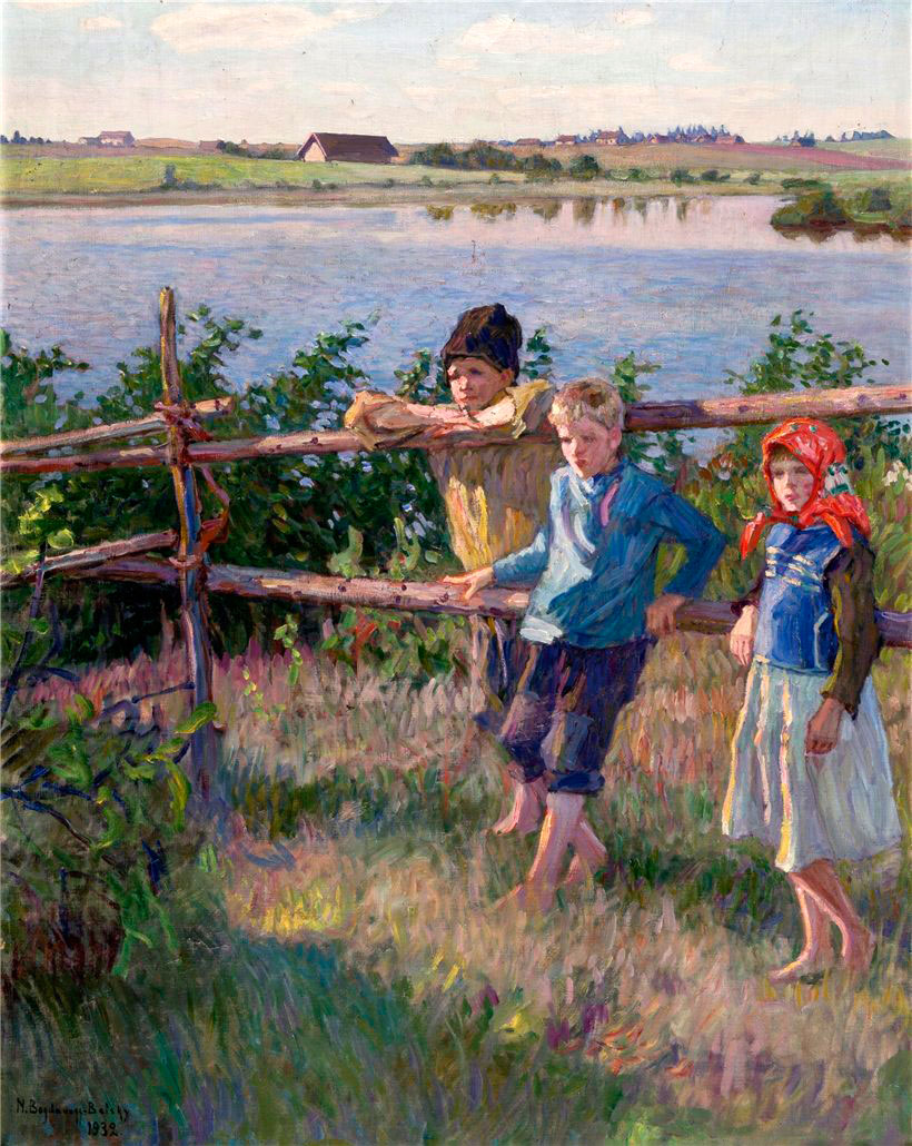 Дети на озере (Children on the lake), 1932