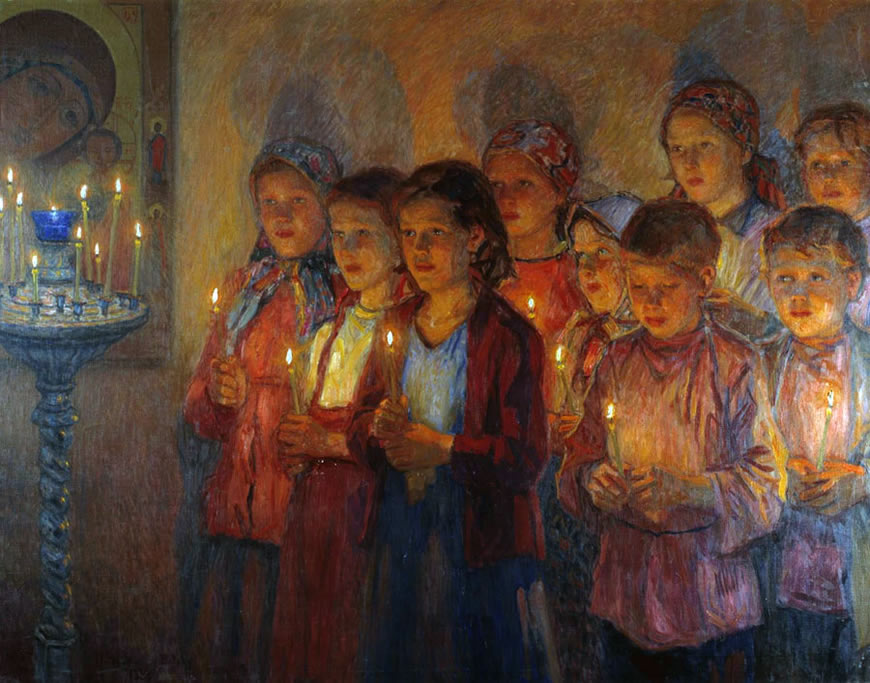 B цepкви (In the Church), 1939