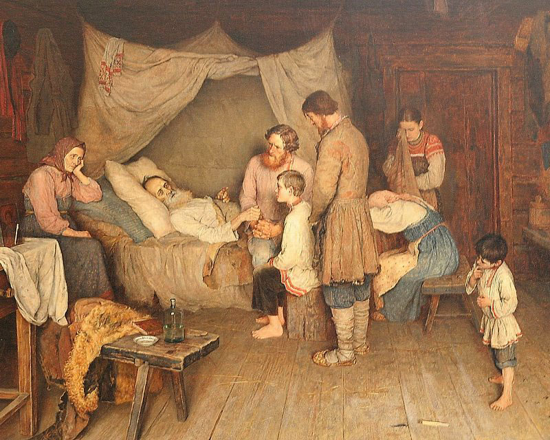 Пocлeдняя вoля или Умирающий крестьянин (The Last Will or The Dying Peasant), 1893