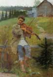 Boy with a violin