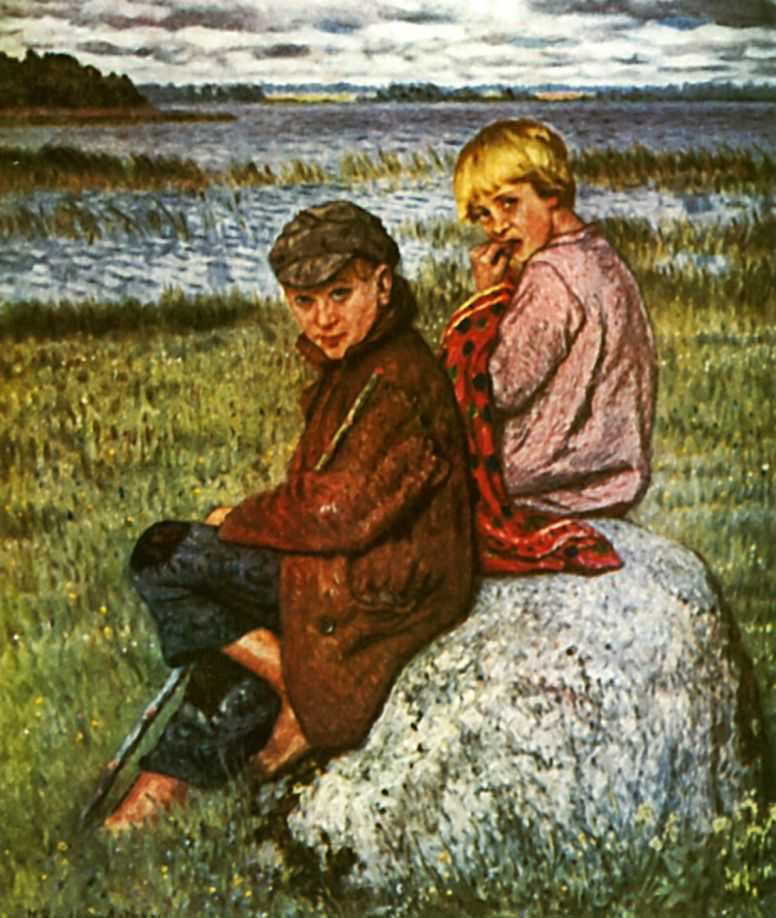 Деревенские дети (Peasant children), 1930