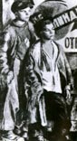 Two homeless boys