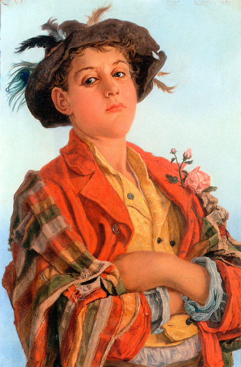 Peasant boy (Крестьянский мальчик), 1882