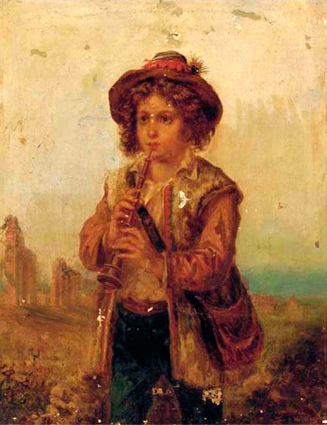 The young musician or The young weaver (Юный музыкант или Юный ткач)