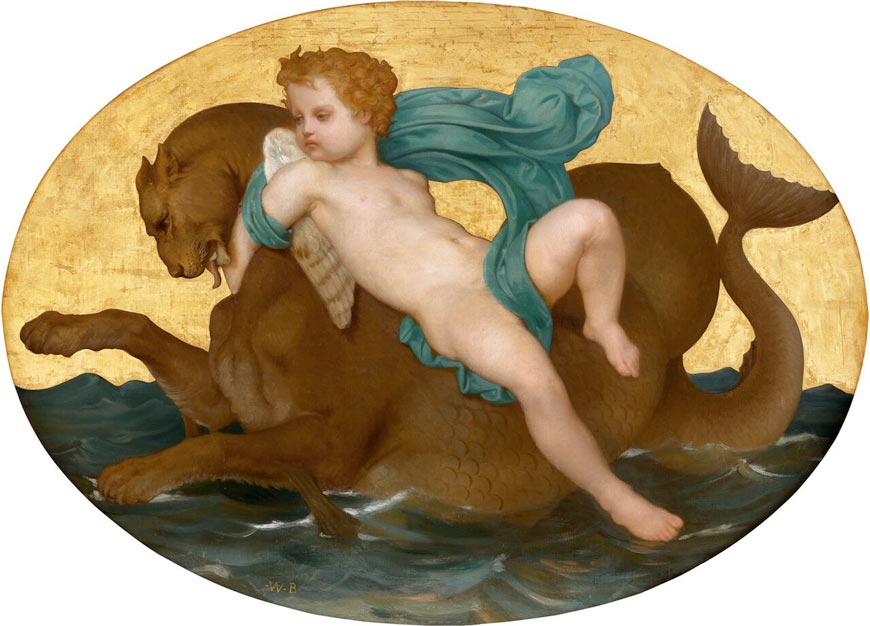 Enfant sur un griffon (Ребенок на грифоне), 1857