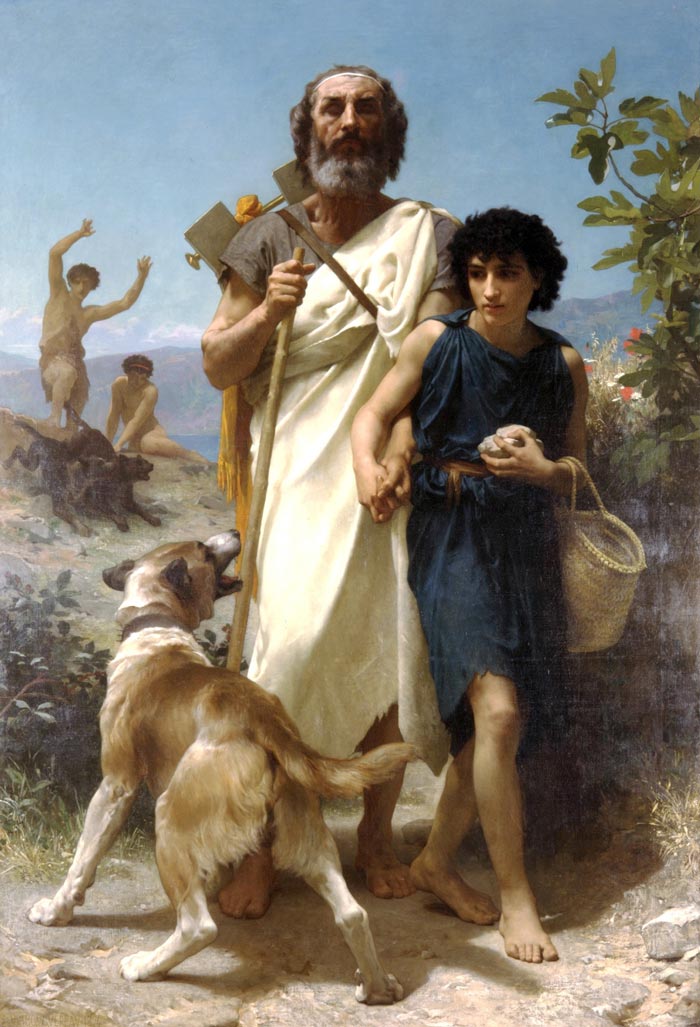 Homer and his Guide (Гомер и его поводырь), 1874