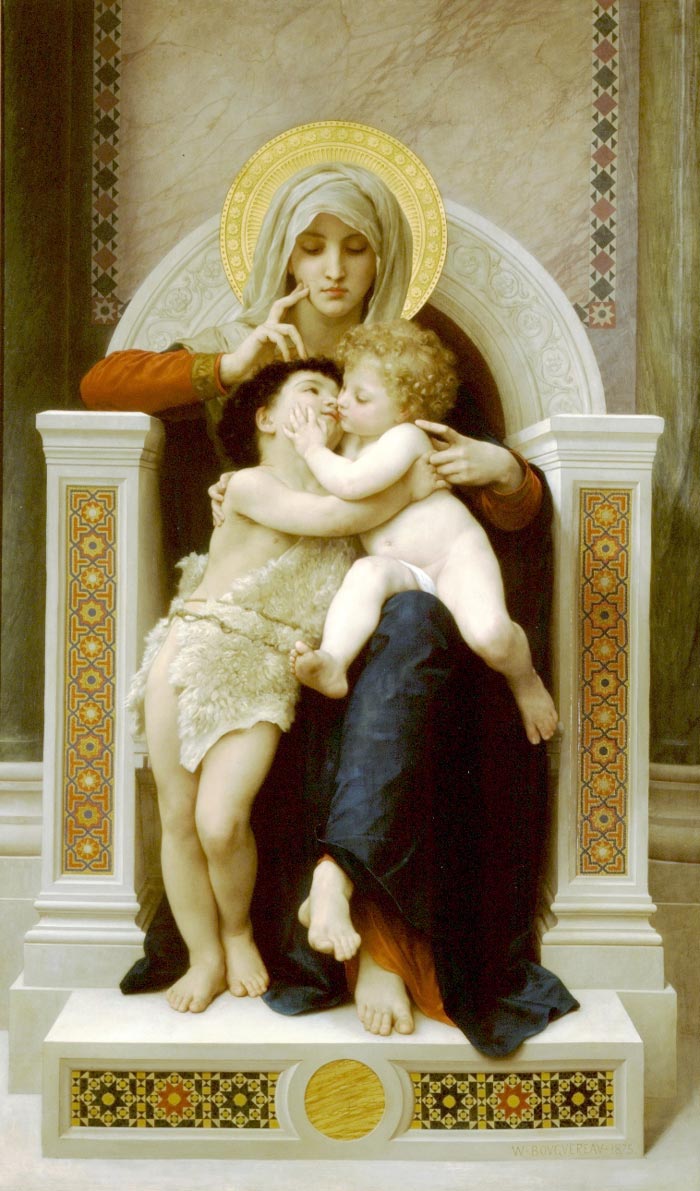 The Virgin, Jesus and Saint John Baptist (Дева Мария, Иисус и Св Иоанн Креститель), 1875