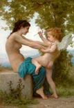 Молодая девушка, защищающаяся от любви / Амура