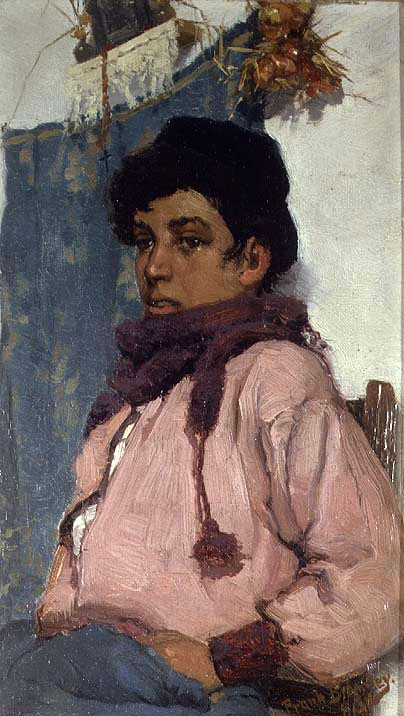 The Italian Fisher Boy (Итальянский мальчик-рыбак), 1883 