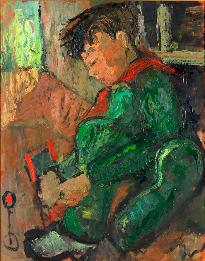 Lekande pojke (Играющий мальчик), 1952