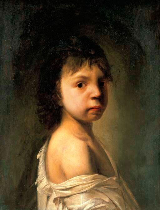 Portrait of a boy in a white shirt (Портрет мальчика в белой рубашке)