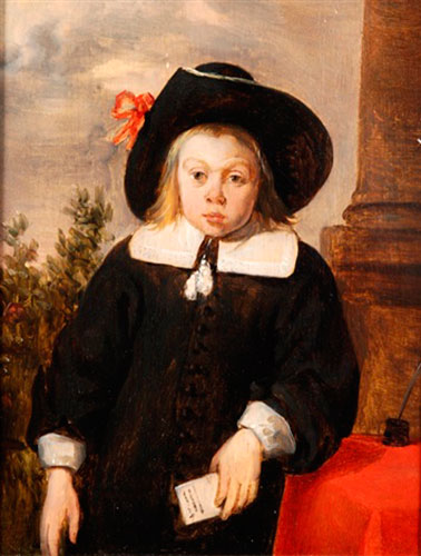 Portrait d'enfant au chapeau noir (Портрет ребёнка в чёрной шляпе)