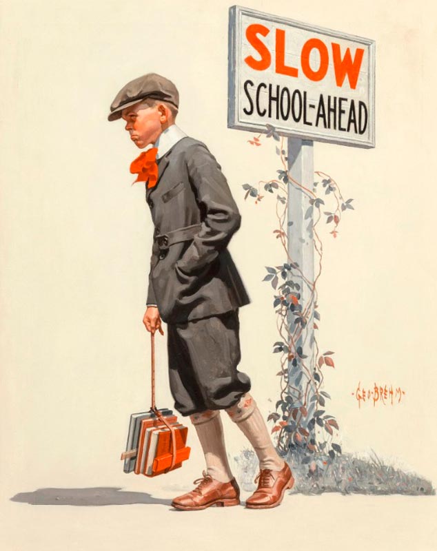 Slow, School Ahead (Медленно, впереди школа), 1925