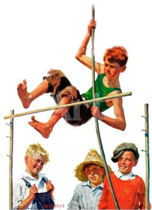 Pole Vault (Прыжок с шестом), 1927