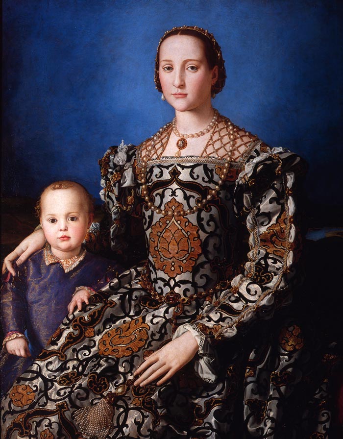 Eleonora of Toledo with her son Giovanni Medici (Элеонора Толедская с сыном Джованни Медичи), 1544/1545