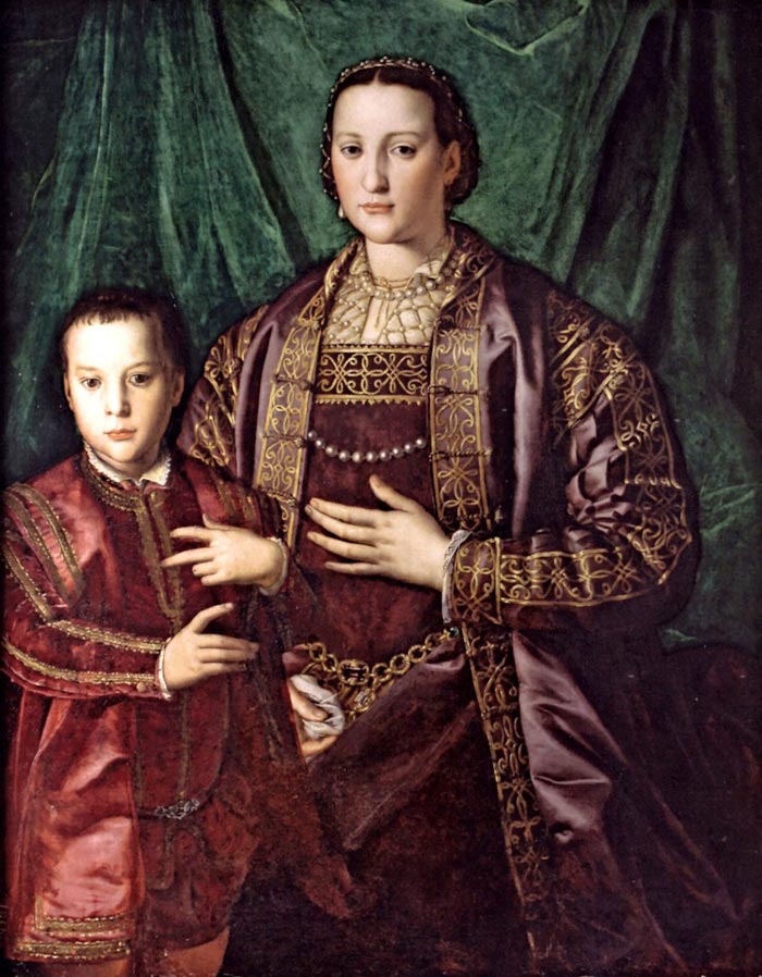 Eleonora di Toledo with her son Francesco (Элеонора Толедская с сыном Франческо), c.1549