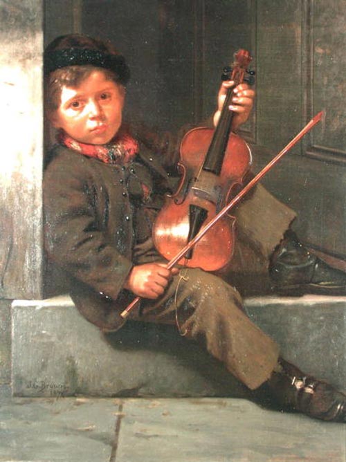 The Boy Violinist (Юный скрипач), 1874