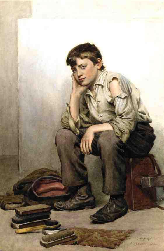 Shoe Shine Boy (Мальчик-чистильщик обуви), 1896