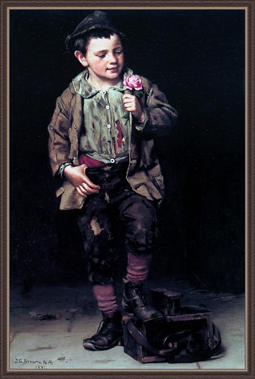 Shoeshine Boy (Мальчик-чистильщик обуви), 1881