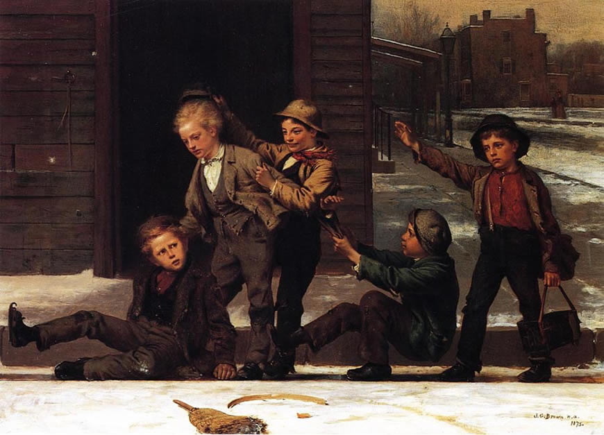 Winter Sports in the Gutter (Зимние забавы в канаве), 1875