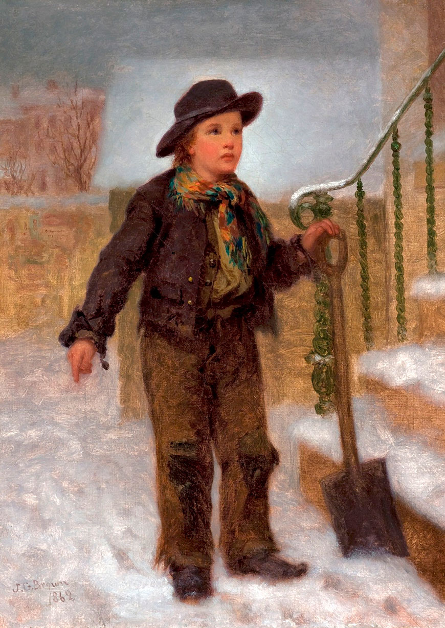 Get'n Ready to Shovel (Готовящийся сгребать), 1869