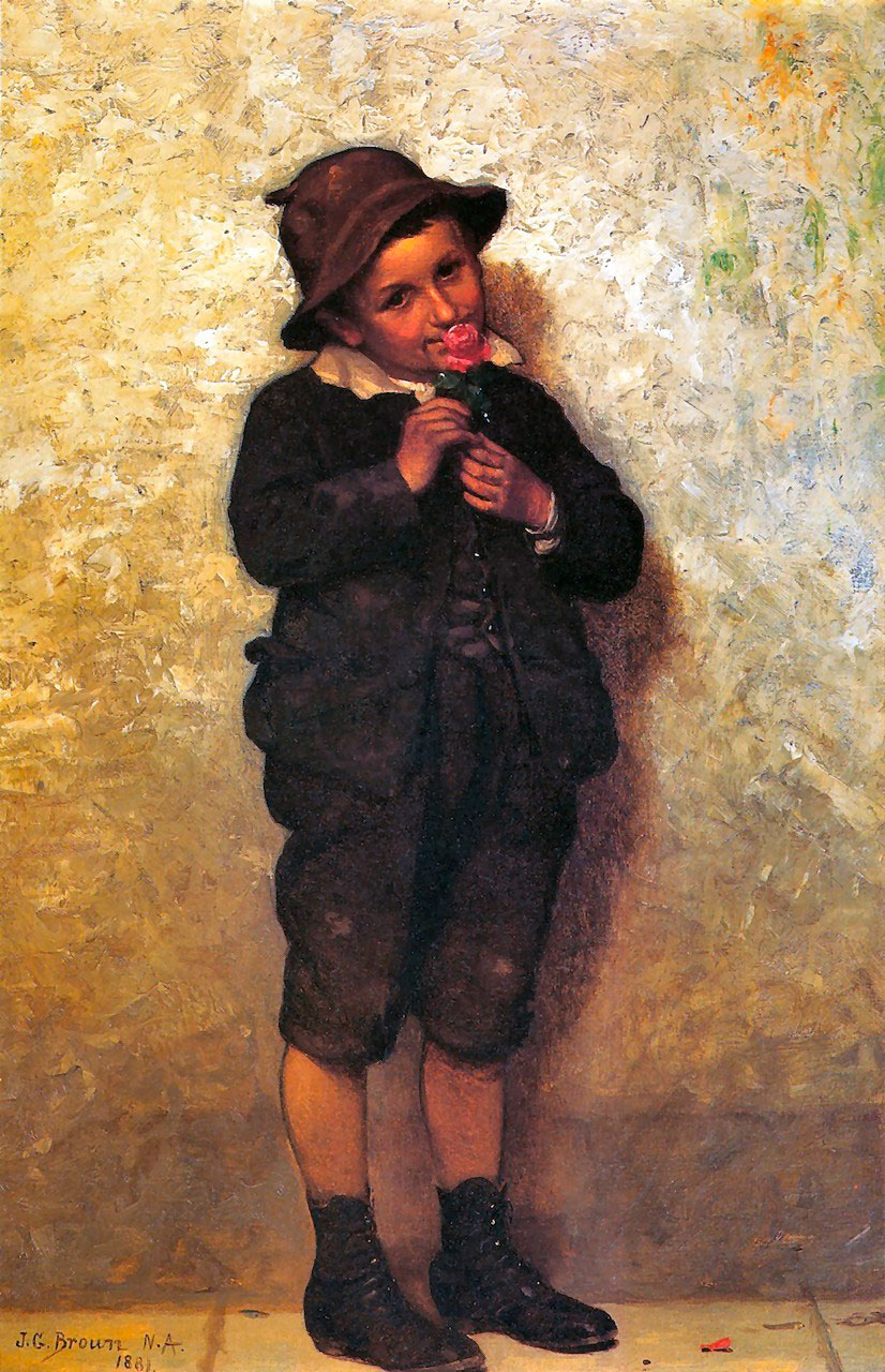 Lad with Flowers (Паренёк с цветами), 1881