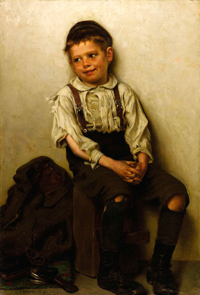 Daydreaming / The Shoe Shine Boy (Мечтающий / Чистильщик обуви), 1885