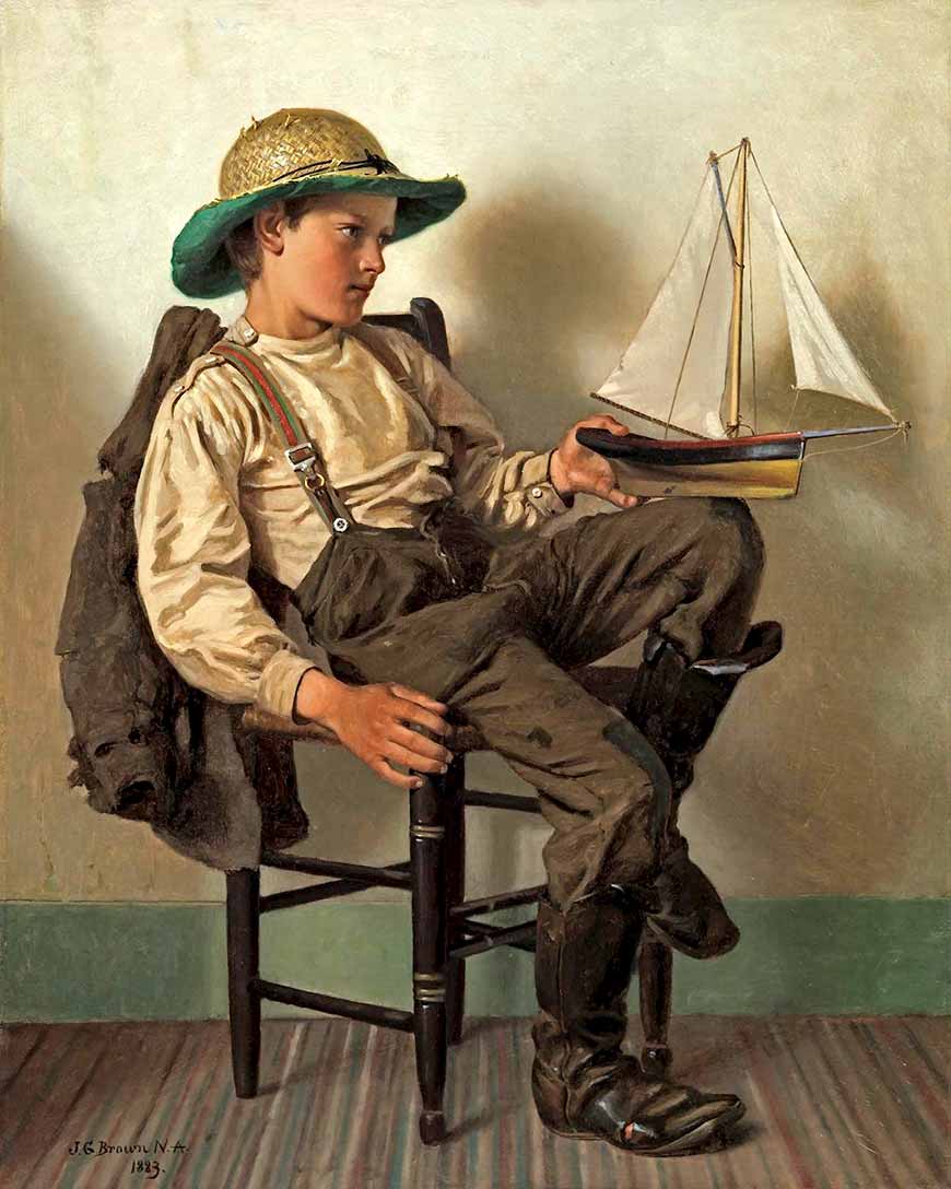 A young aspiring sailor (Начинающий морячок), 1883