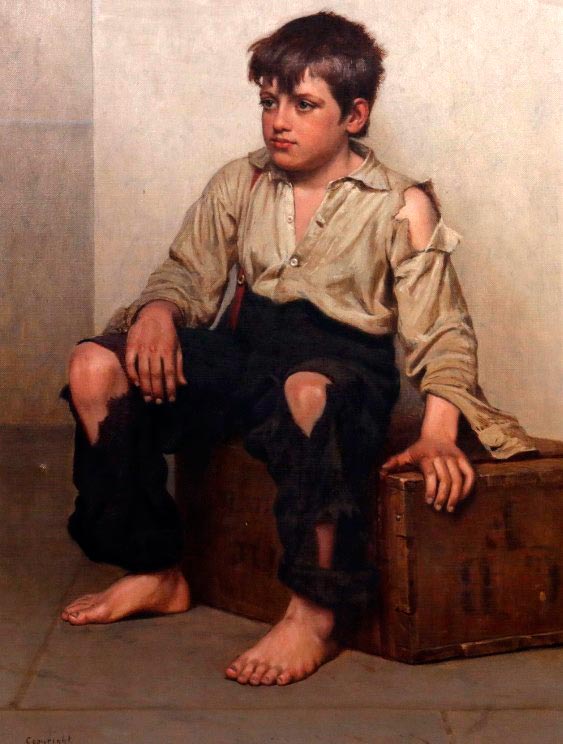 The Young Beggar Boy (Нищий мальчик), c.1890