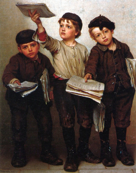 Morning Papers (Утренние газеты), 1889