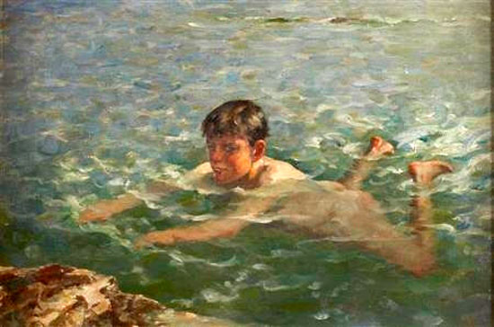 Swimming off the rocks (Плавание у скал)