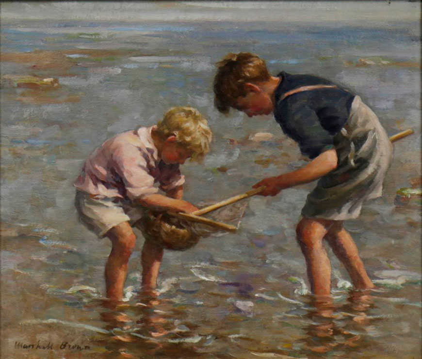 The young shrimpers (Юные ловцы креветок)