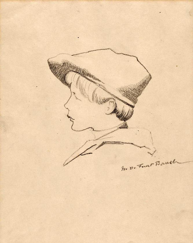 Head of a boy (Голова мальчика), 1917-1918