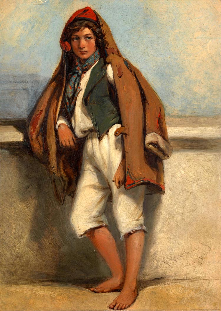 A Neopolitan fisherboy (Неаполитанский мальчик-рыбак), 1842-1844