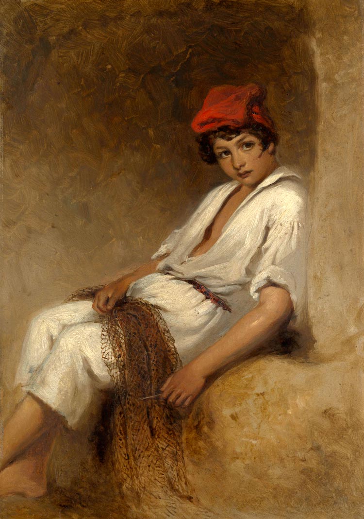 A Neopolitan fisherboy (Неаполитанский мальчик-рыбак), 1842-1844