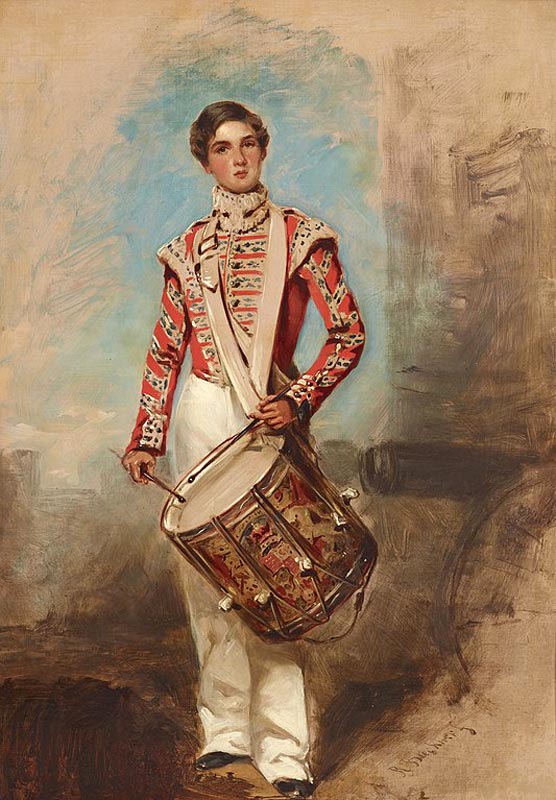 Battle of Balaclava, drummer boy (Битва при Балаклаве, мальчик-барабанщик), 1854