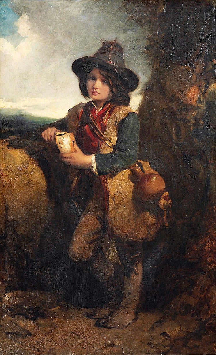 Angelo, a peasant boy of Roman Campagna (Анджело, крестьянский мальчик из римской Кампаньи), 1860