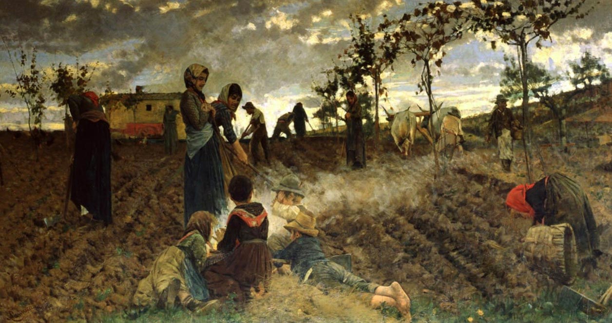 Seminagione in Toscana (Посев в Тоскане), 1882