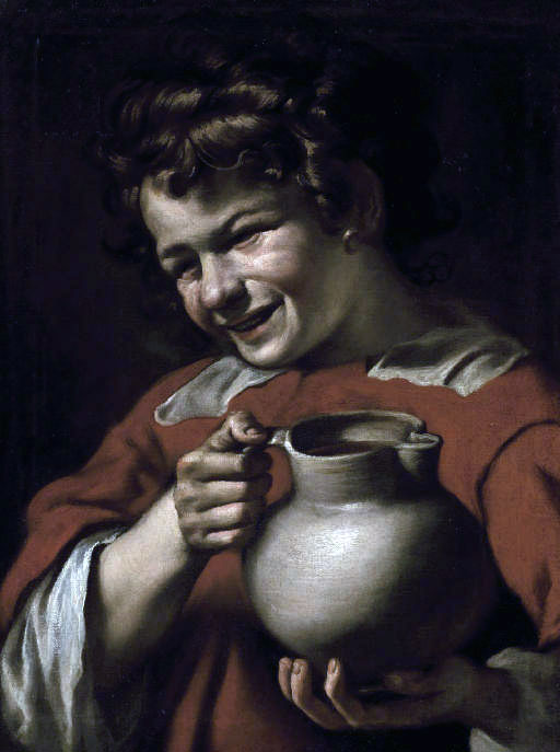 Young boy with a jug (Мальчик с кувшином)