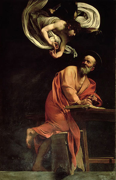 St.Matthew and the Angel (Св.Матфей и Ангел), 1602