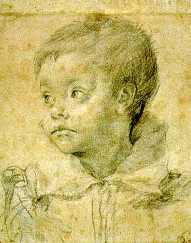 Head of a Boy (Голова мальчика), c.1585-1590