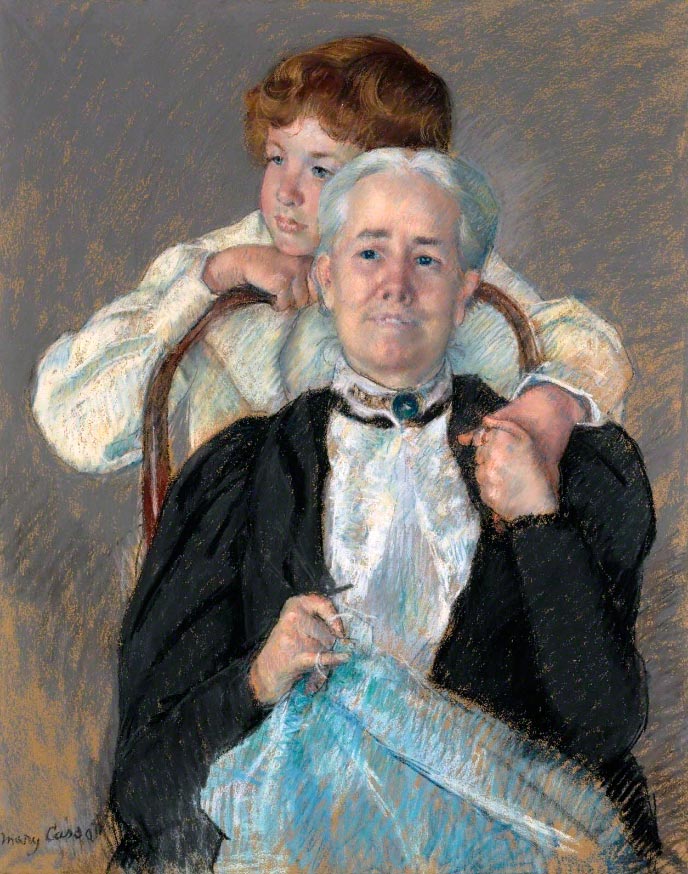 Portrait of Mrs. Cyrus J. Lawrence with her Grandson R. Lawrence Oakley (Портрет миссис Сайрус Дж. Лоуренс с внуком Р. Лоуренсом Окли), c.1898