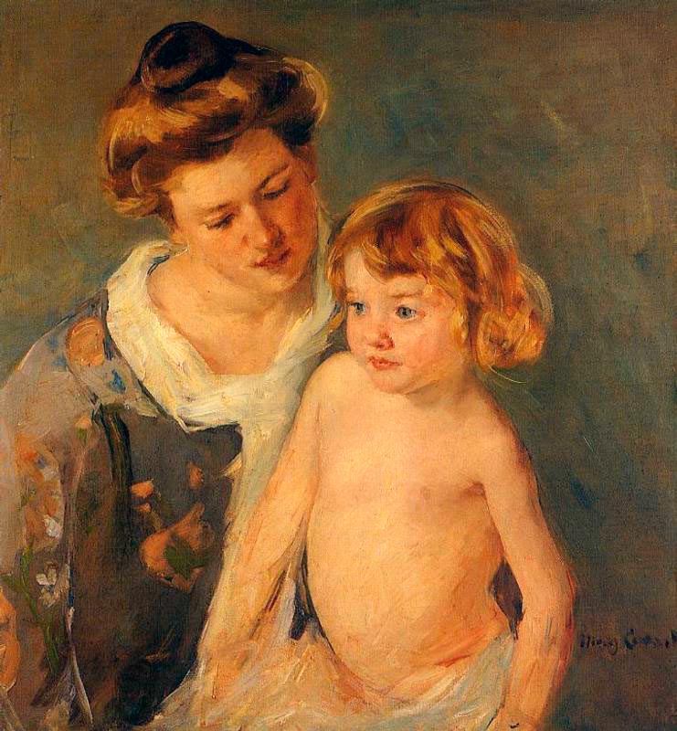 Jules standing by his mother (Жуль, стоящий со своей матерью), c.1901