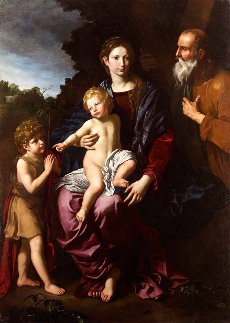 Holy Family with the Young Saint John (Святая семья с юным Св Иоанном Крестителем), c.1620