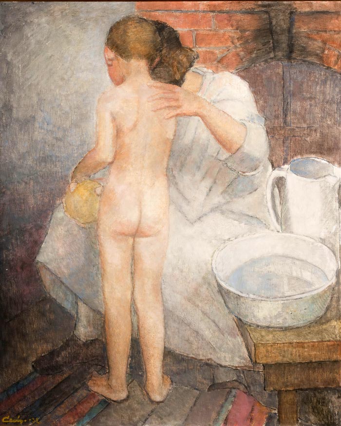 Poikaa pestään (Купание мальчика), 1932