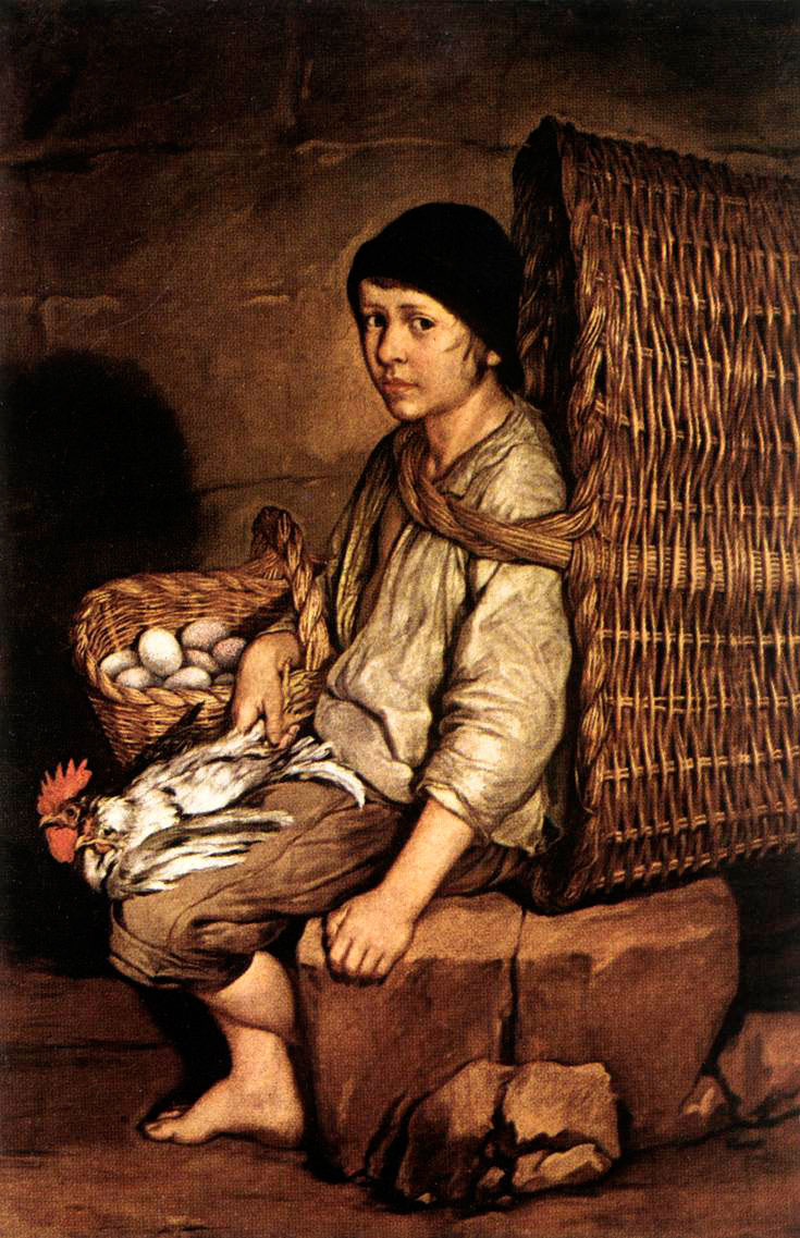 Boy with a Basket (Мальчик с корзиной), 1745