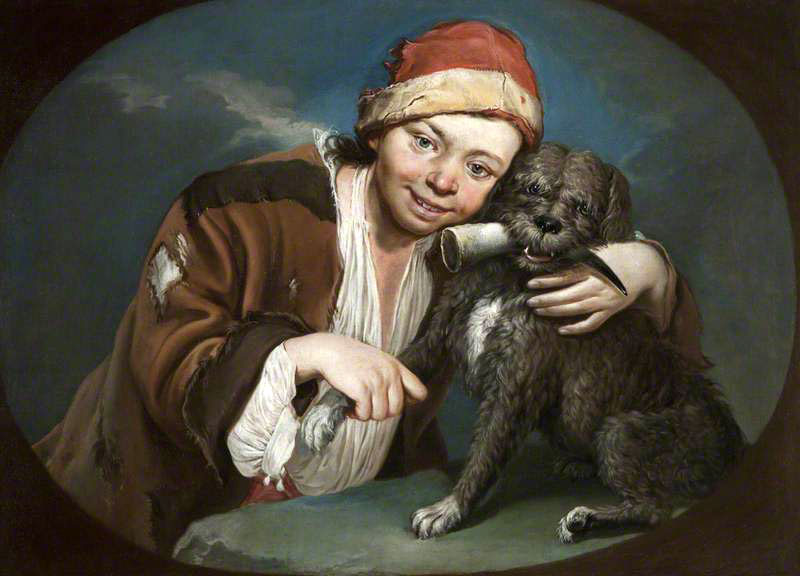 Boy with a dog (Мальчик с собакой)